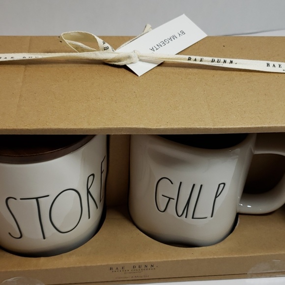 Rae Dunn Store and Gulp Canister and Mug Set - Picture 5 of 5